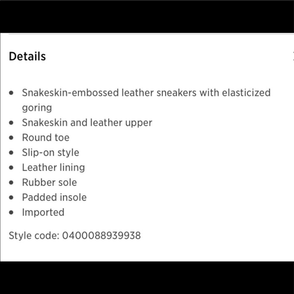 Vince Berlin Python Embossed Slip-On Sneaker Like… - image 3